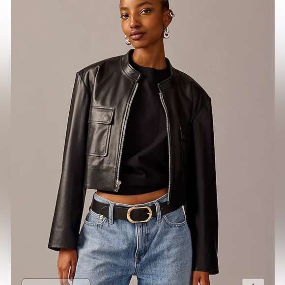 J. Crew Jackets & Blazers - NWOT j crew Collection Jodie leather lady jacket